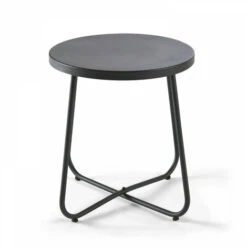 Mesa Auxiliar De Jardín Redonda Ø43 X 50 Cm Negra Lagoon 6 Mesa Auxiliar De Jardín Redonda Ø43 X 50 Cm Negra Lagoon -Elrincon del Jardin Tienda 74150197 2