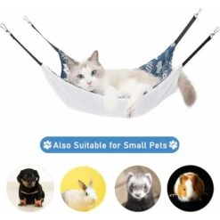Hamaca Para Cama De Gato, Jaula Para Ventana, Percha Colgante Para Ahorrar Espacio, Accesorios Para Interior, Gato, Gatito, Hurón, Conejillo De Indias, Cachorro, Mascotas Pequeñas 7 Hamaca Para Cama De Gato, Jaula Para Ventana, Percha Colgante Para Ahorrar Espacio, Accesorios Para Interior, Gato, Gatito, Hurón, Conejillo De Indias, Cachorro, Mascotas Pequeñas -Elrincon del Jardin Tienda 74896641 3