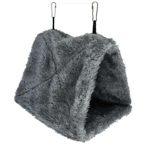 Perroquet Nid D'Oiseau Animal Nid D'hiver Hiver Chaud Hamac Cabane Pendaison De Peluche Suspendu Cage Pour Parrot Perruche Calopsitte Amazones Cacatoès Canari Cage Jouet ( Grigio) 4 Perroquet Nid D'Oiseau Animal Nid D'hiver Hiver Chaud Hamac Cabane Pendaison De Peluche Suspendu Cage Pour Parrot Perruche Calopsitte Amazones Cacatoès Canari Cage Jouet ( Grigio) - Imagen 4