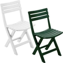 Silla Resina Plegable Blanca Birki