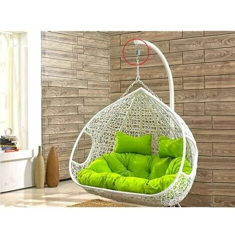 2 Ganchos Colgantes De 700 Libras De Peso, Muelle De Hamaca Con Resorte Para Silla Para Sillas De Porche, Columpios Colgantes 3 2 Ganchos Colgantes De 700 Libras De Peso, Muelle De Hamaca Con Resorte Para Silla Para Sillas De Porche, Columpios Colgantes - Imagen 3