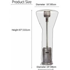 Cubierta Para Calentador De Patio Exterior Cubierta Para Calentador De Patio Impermeable 210D Oxford Cubierta Para Calentador De Patio Cubierta Para Calentador De Patio Negro 221 X 85 X 48 Cm 7 Cubierta Para Calentador De Patio Exterior Cubierta Para Calentador De Patio Impermeable 210D Oxford Cubierta Para Calentador De Patio Cubierta Para Calentador De Patio Negro 221 X 85 X 48 Cm -Elrincon del Jardin Tienda 85661046 3