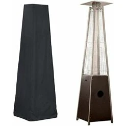 Cubierta De Calentador De Patio FVO - Cubierta De Calentador De Pirámide Negra