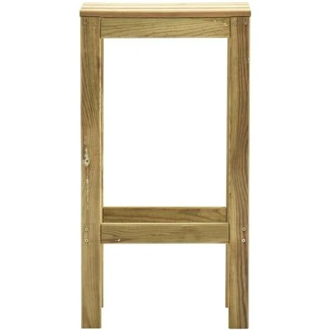 Hommoo Taburetes De Jardín 4 Unidades Madera De Pino Impregnada 3 Hommoo Taburetes De Jardín 4 Unidades Madera De Pino Impregnada - Imagen 3