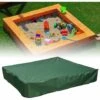 RHAFAYRE Funda Arenero 120x120 Cm Funda Impermeable Protección UV 70% Protección Para Arenero Oxford Con Cordón, Verde