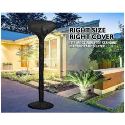 Cubierta De Muebles De Jardín, Cubierta De Muebles De Jardín, Cubierta De Calentador De Patio (180x52cm), Cubierta De Calentador Oxford Impermeable 210d, Cubierta De Calentador De Patio -Elrincon del Jardin Tienda 87664981 5