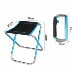 Mini Taburete De Camping, Asiento De Pesca Ligero Y Plegable, Taburete De Playa Pequeo Para Viajes, Senderismo, Senderismo, Picnic En El Jardín, FVO -Elrincon del Jardin Tienda 88289623 4