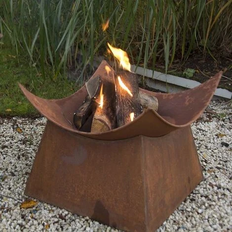 ESSCHERT DESIGN Cuenco Cuadrado Con Aspecto Oxidado 2 ESSCHERT DESIGN Cuenco Cuadrado Con Aspecto Oxidado - Imagen 2