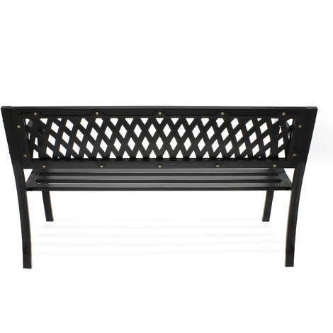 Banco Jardín Asiento Parque Mareike Metal Diseño Parque Clásico 2plazas Interior Exterior Decoración 4 Banco Jardín Asiento Parque Mareike Metal Diseño Parque Clásico 2plazas Interior Exterior Decoración - Imagen 4