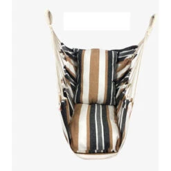 100 X 130cm 150KG Hamaca Colgante Silla De Hamaca Para Interiores Y Exteriores Caqui