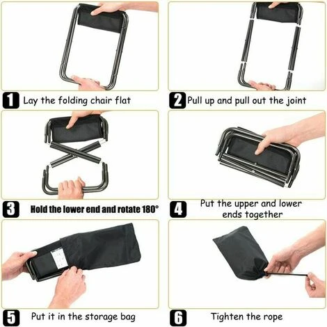 Mini Taburete Plegable De Aleación De Aluminio, Taburete Plegable Para Exteriores, Bolsa De Taburete Plegable Ultraligero Portátil Con Almacenamiento Para Pesca, Camping, Barbacoa, Viajes Al Aire Libr 4 Mini Taburete Plegable De Aleación De Aluminio, Taburete Plegable Para Exteriores, Bolsa De Taburete Plegable Ultraligero Portátil Con Almacenamiento Para Pesca, Camping, Barbacoa, Viajes Al Aire Libr - Imagen 4