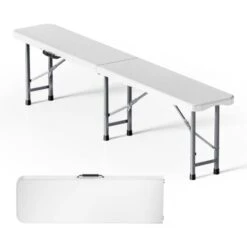 Banco Camping Plegable Portátil Jardín Exterior Outdoor Accesorios Mobiliario Plástico Resistente