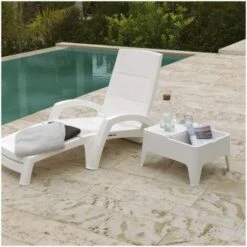 Mesa Auxiliar Alaska Blanca -Elrincon del Jardin Tienda 97449966 3