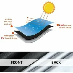 Cubierta Para Calentador De Patio (180 X 52 Cm) 210D Cubierta Impermeable Para Calentador Oxford Cubierta Para Calentador De Patio Exterior Gas Polvo A Prueba De Viento 8 Cubierta Para Calentador De Patio (180 X 52 Cm) 210D Cubierta Impermeable Para Calentador Oxford Cubierta Para Calentador De Patio Exterior Gas Polvo A Prueba De Viento -Elrincon del Jardin Tienda 97609268 4