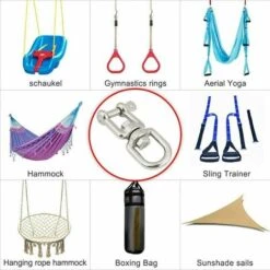 Gancho De Columpio M8 Acero Inoxidable 304 + 2 Mosquetones De Columpio M8 Para Silla Hamaca Columpio Colgando Saco De Arena Cuerda De Escalada Capacidad De Carga Hasta 300 Kg (M8 Tipo OX) 7 Gancho De Columpio M8 Acero Inoxidable 304 + 2 Mosquetones De Columpio M8 Para Silla Hamaca Columpio Colgando Saco De Arena Cuerda De Escalada Capacidad De Carga Hasta 300 Kg (M8 Tipo OX) -Elrincon del Jardin Tienda 99829728 4